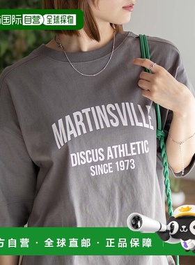 1h可退 日本直邮DISCUS 女士卡通印花宽松T恤 02222005303