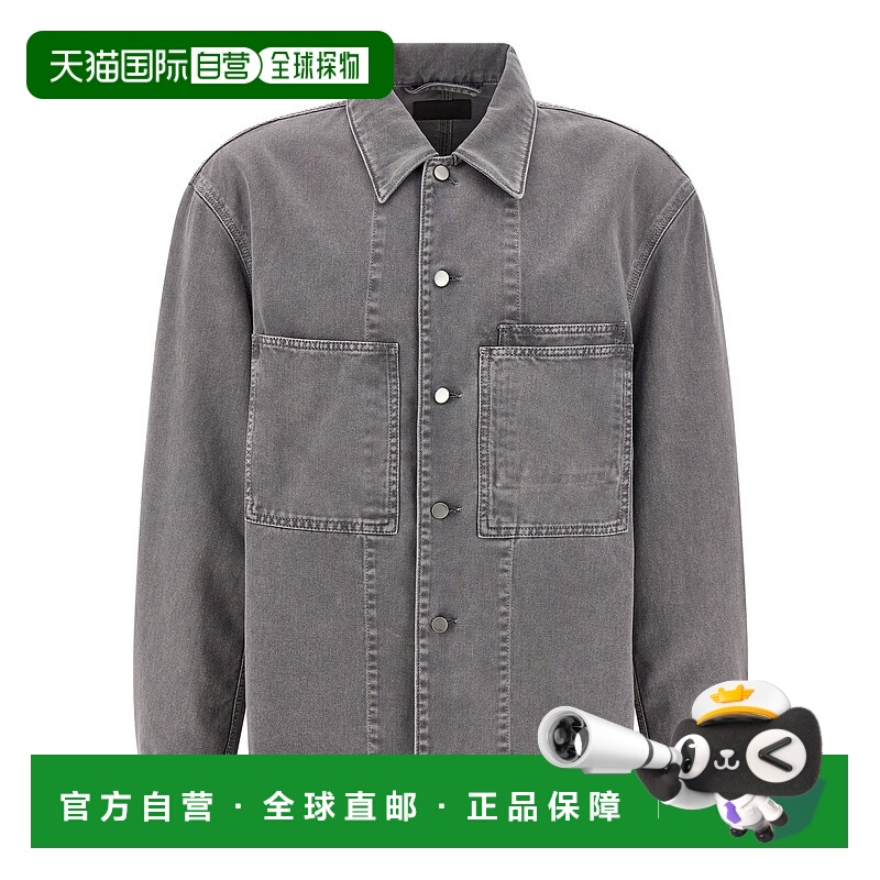 1h可退 香港直邮LEMAIRE 男士衬衫 OV1024LD1063PU828 AW2025 灰