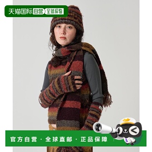 1h可退 日本直邮TINA：JOJUN 女士心形吊饰抗起球螺纹高领毛衣 tn