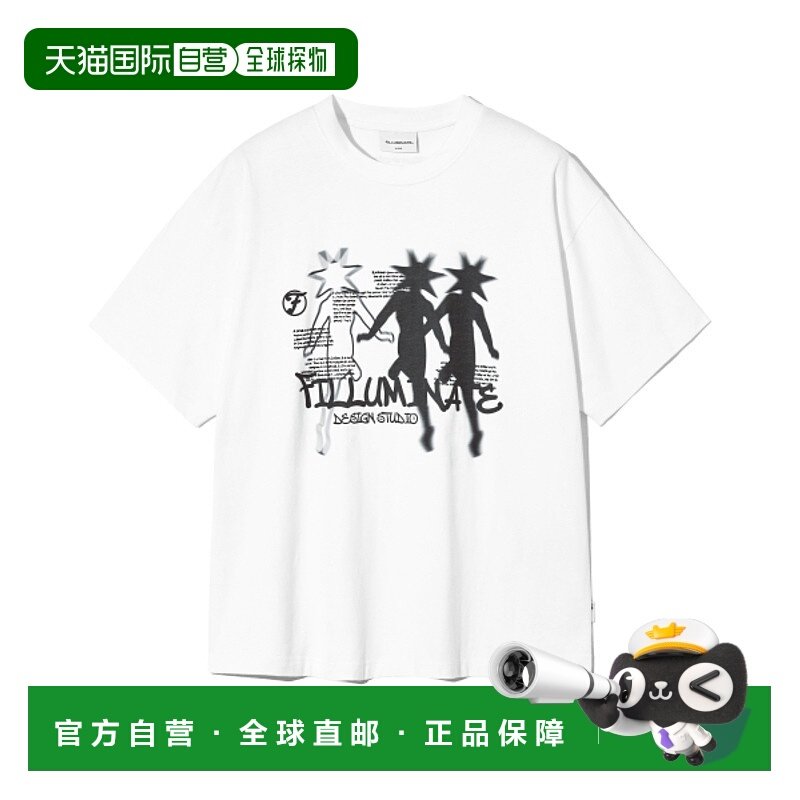 韩国直邮FILLUMINATE 公用T恤FBEUUST204WH Starlight Graphic T-