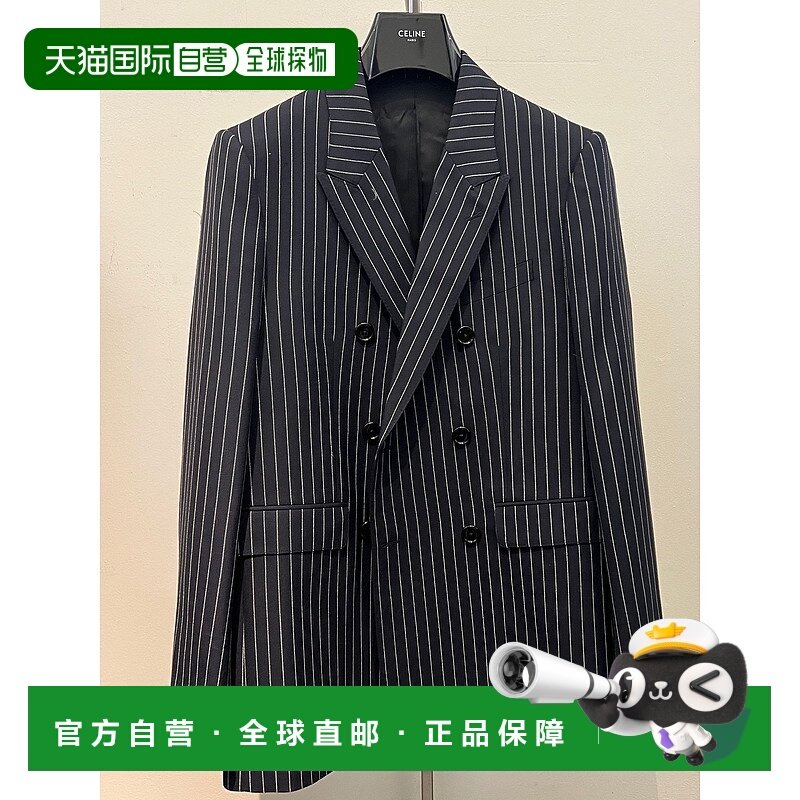 香港直邮CELINE 男士外套 RV0BS002607CG SS2025 蓝色