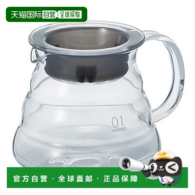 【日本直邮】HARIOV 60咖啡壶360毫升XGS-36TB耐热玻璃手冲咖啡壶