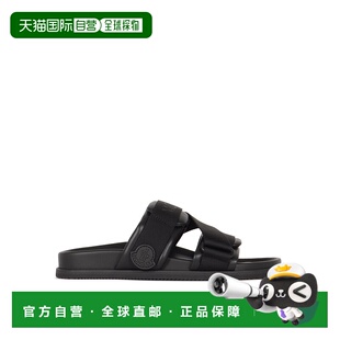 香港直邮MONCLER 女士高跟鞋 9B4L00040M5027999 SS2025 黑色凉鞋