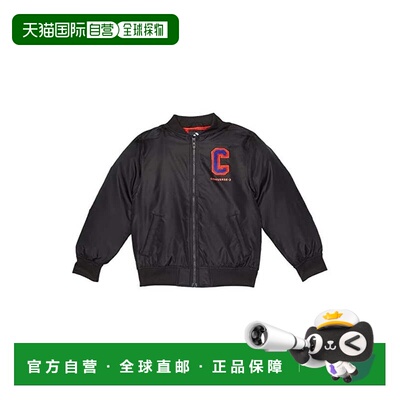自营Converse Chenille Bomber Jacket Kids  Black Long Sleeve