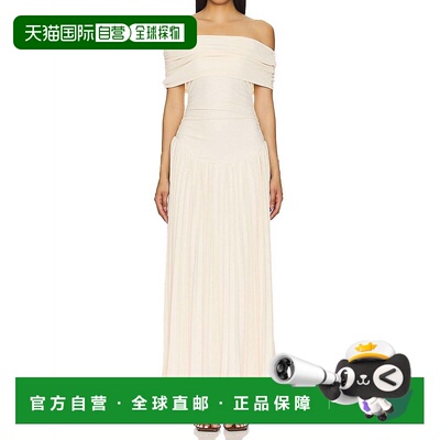自营lionessField Of Dreams Maxi Dress In Oatmeal - oatmeal
