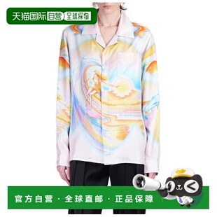 1h可退 香港直邮Casablanca 女士 卡薩布蘭卡迷幻涅槃長袖襯衫 UW