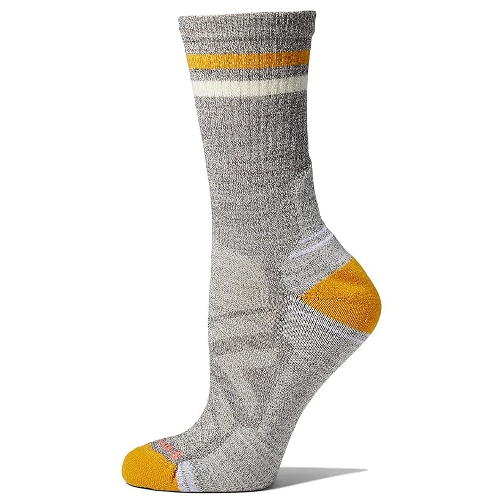 潮奢 smartwool 女士 Hike Crew 浅圆管条纹抱枕
