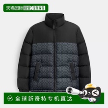 1h可退 【美国直邮】COACH蔻驰 Signature系列男士羽绒服