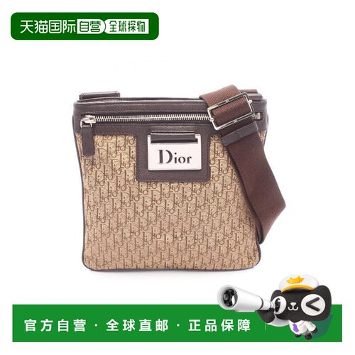 日本直邮中古二奢Dior迪奥女包A级95新shoulder bag斜挎包帆布斜