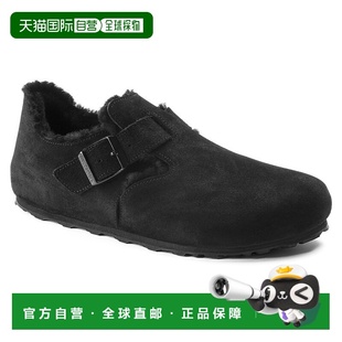 日本直邮Birkenstock London Shearling系列 牛皮绒面革 毛毛休闲
