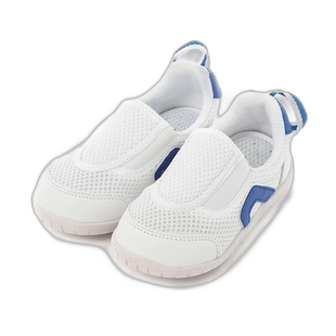 日潮跑腿IFME SCHOOL  一脚蹬网面运动鞋 BLUE 15cm SC-0002透气