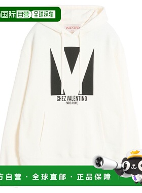 香港直邮VALENTINO 男士针织衫 VMF28NAQAA03 CO 白色 连帽卫衣