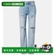 磨破直筒牛仔裤 1h可退 A0059 艾克妮 女士 香港直邮Acne Studios