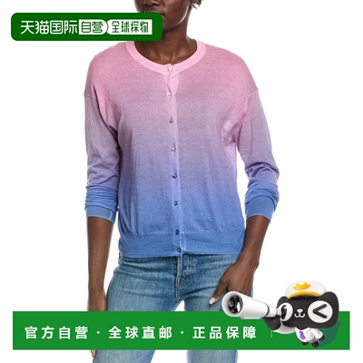 自营Autumn Cashmere Ombre Cardigan - purple 美国奥莱直发