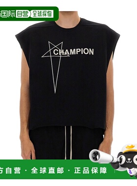 香港直邮RICK OWENS 男士T恤 CM01E1666CHFE09 SS2025 黑色