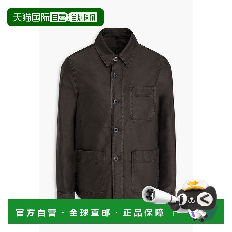 1h可退 香港直邮潮奢 Tom Ford 汤姆 福特 男士 棉质军装夹克 OJS