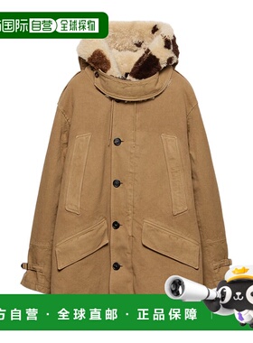 香港直邮Prada 长袖连帽派克大衣 SGC96117XOSOOO外套