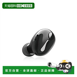 【日本直邮】迷你蓝牙免提耳机 通话/音乐兼容 USBType-C充电 黑