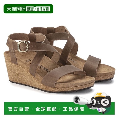 自营Birkenstock Sibyl 1023523 Women's  Cognac Nubuck Leather