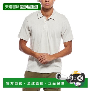 自营rag & bone Classic Slub Jersey Polo Shirt - white 美国奥