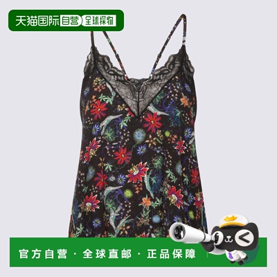 欧洲直邮zadig & voltaire 女士 背心吊带蕾丝