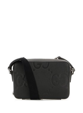 GUCCI 男士斜挎包 816958AABY71000 SS2025 黑色 PORTAFOGLI