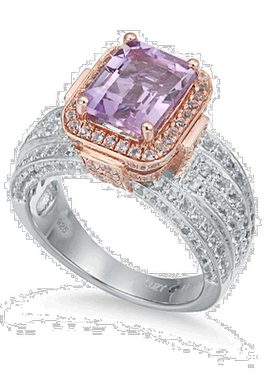 自营 Suzy Levian 双色纯银 4.88 TCW 紫色紫水晶 - 紫色 美国奥