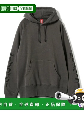 1h可退 日本直邮LOOPWHEELER × BEAMS JAPAN 男士卡塔卡纳印花连