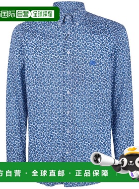 1h可退 香港直邮Etro 艾特罗 男士 Pegaso 刺繡紐扣襯衫 MRIB0004