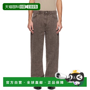 男士 棕色 Quilted 1h可退 长裤 穆勒 Twill 25F1 香港直邮Mugler