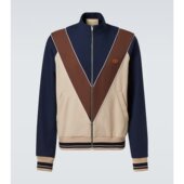 潮奢 色块徽标拉链卫衣 男士 Valentino 华伦天奴