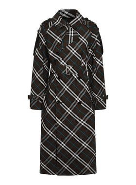 BURBERRY 女士外套 8095300C1213 AW2024 绿色