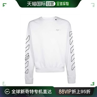 香港直邮off 运动衫 OMBA035F19E300110110舒适 white白色棉男士