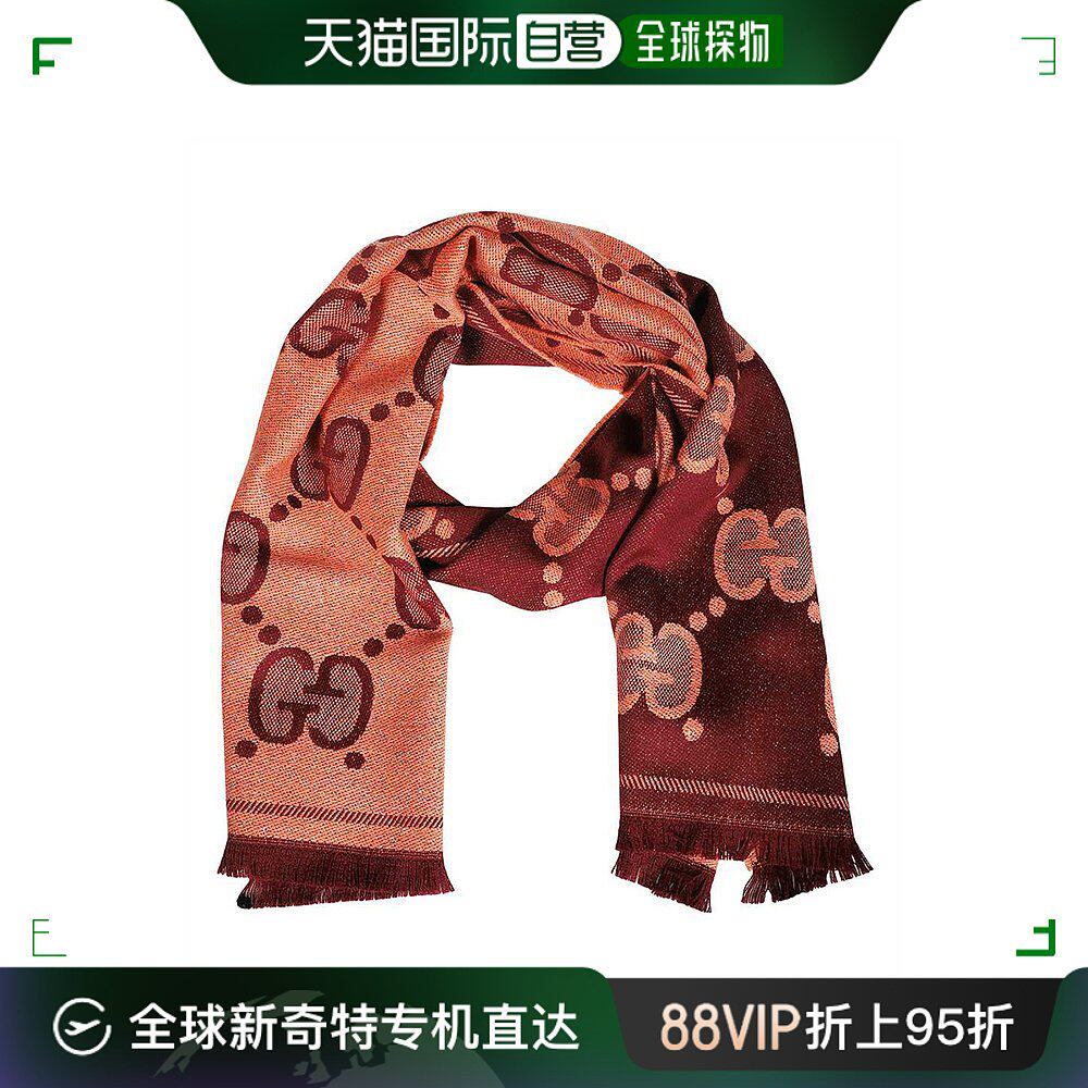 自营gucci 女士羊毛提花围巾 598993-3gc15-7973