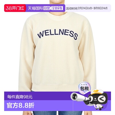 1h可退 韩国直邮SPORTY&RICH CR666CR CREAM 女士 长袖T恤衫卫衣