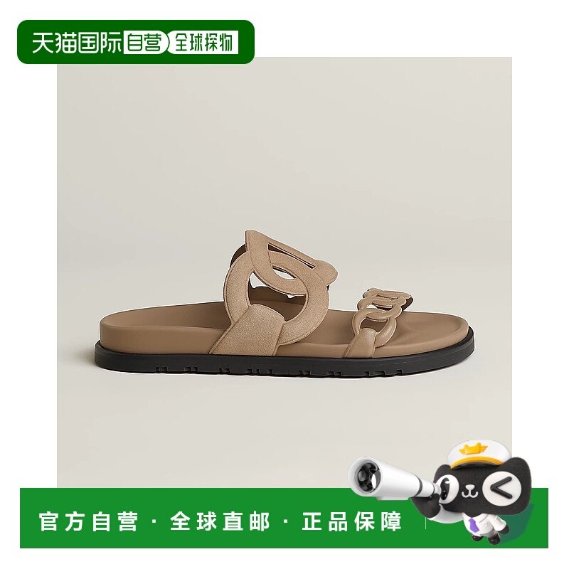 1h可退 欧洲直邮HERMES 爱马仕 25秋冬 H252028Z C9 女士 拖鞋