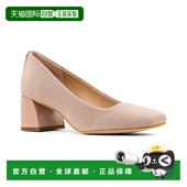 美国奥莱直发高跟鞋 自营 Aquariusfk水泵 粉红色 Donald Pliner