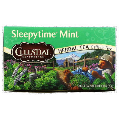 香港直发Celestial Seasonings草本茶薄荷爽口清新20包茶叶混合