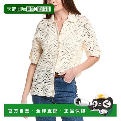 自营 all saintsAllSaints Milly上衣-白色 美国奥莱直发