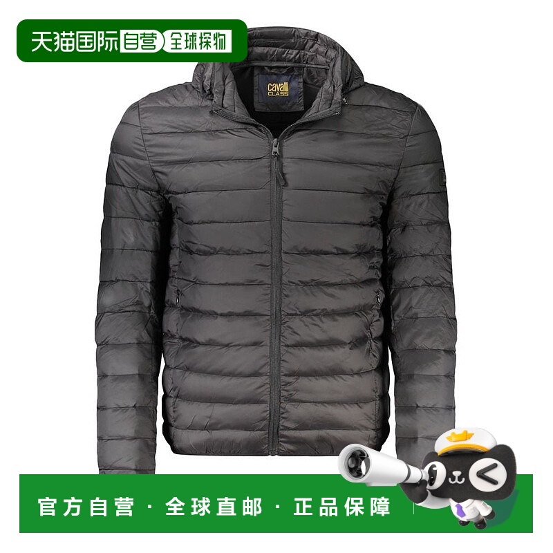 自营Cavalli Class Polyester Jackets & Men's Coat - black 美