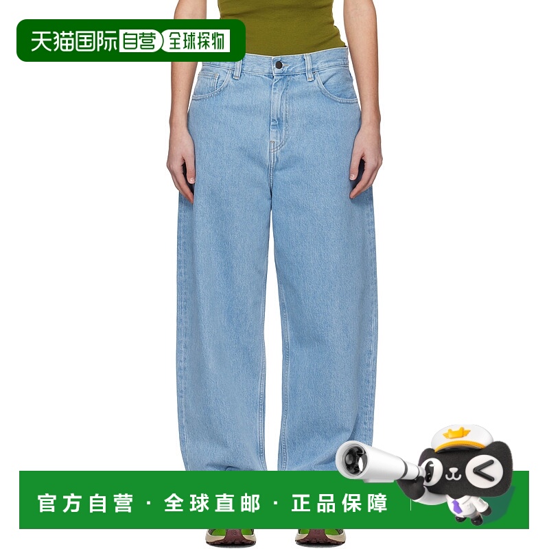 1h可退 香港直邮潮奢 CARHARTT WIP 女士 蓝色 Brandon 牛仔裤 I0