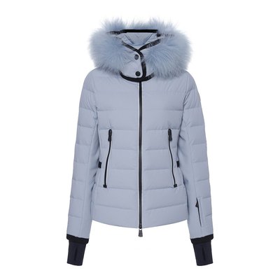Moncler Grenoble 盟可睐 女士 Lamoura 人造毛皮边羽绒夹克