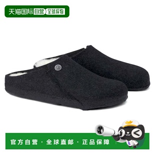自营Birkenstock Zermatt 1015084 Clogs Black Shearling Wool S
