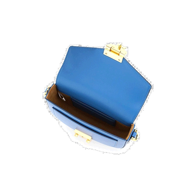 香港直邮MCM 女士斜挎包 MWRBAPA01H9 女包 单肩包蓝色徽标