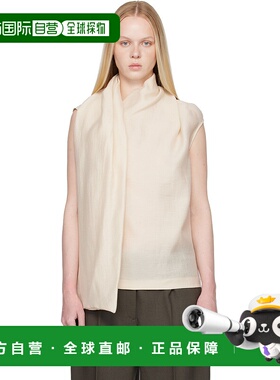 1h可退 香港直邮toteme 女士 灰白色 Scarf 上装 254WRT0612FB026