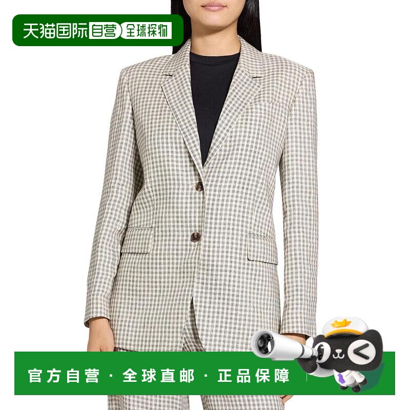 1h可退 【美国直邮】theory 女士 休闲西装外套亚麻图片
