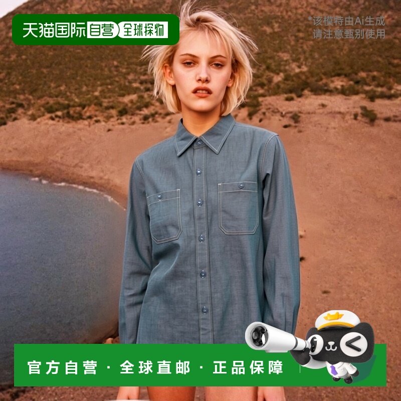 1h可退 日本直邮LABOUR AND WAIT 女士工作衬衫 独特日本制造 随