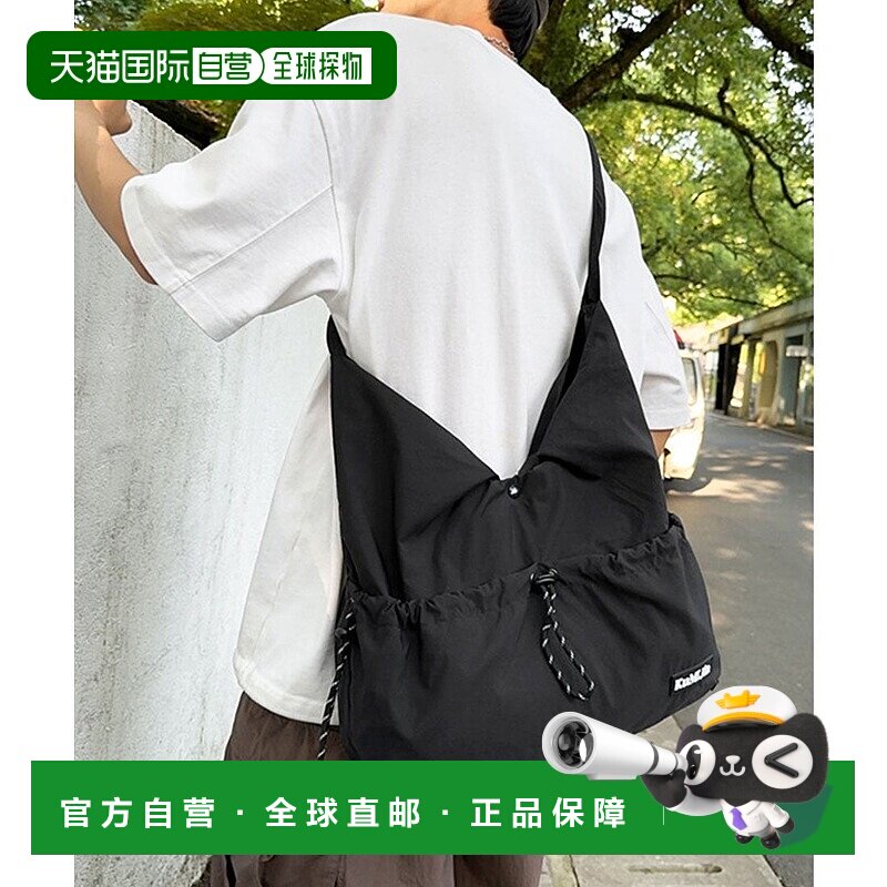 日本直邮florge 轻便可收纳A4纸的防水尼龙束绳肩背包/托特包 FL8