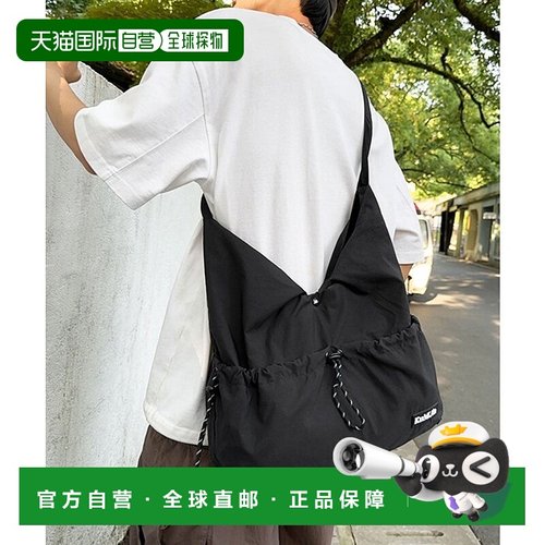 日本直邮florge 轻便可收纳A4纸的防水尼龙束绳肩背包/托特包 FL8