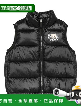 1h可退 香港直邮MOSCHINO 男童背心 HQS02KL3A3260100 AW2025 黑